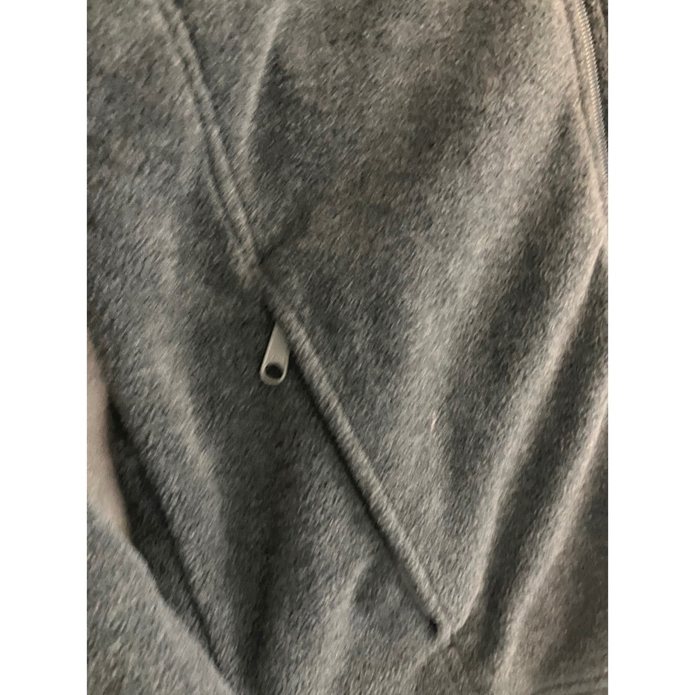 Columbia Fleece Jacket Full Zip Gray Athletic Outdoor S Layering - Picture 6 of 10